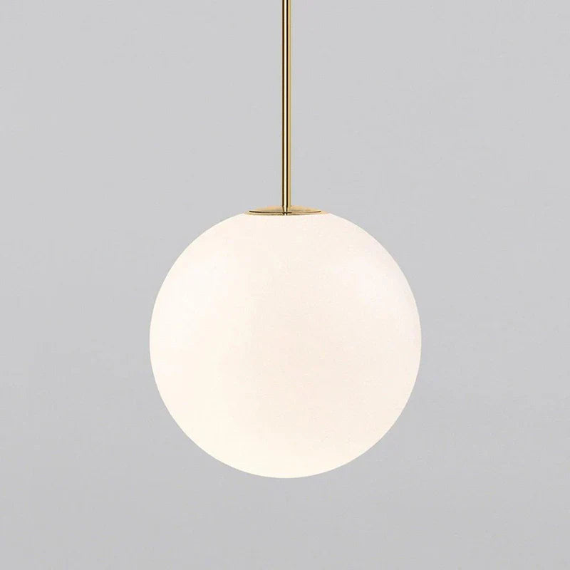 Brass Architectural Pendant Light