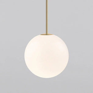 Brass Architectural Pendant Light