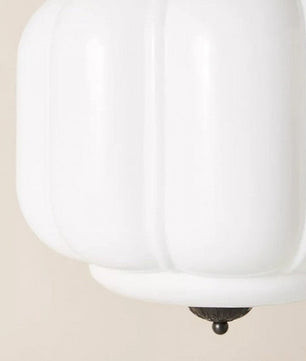 Eloise Vintage Milk Glass Pendant Light
