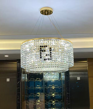 Liliana Round Crystal Chandelier