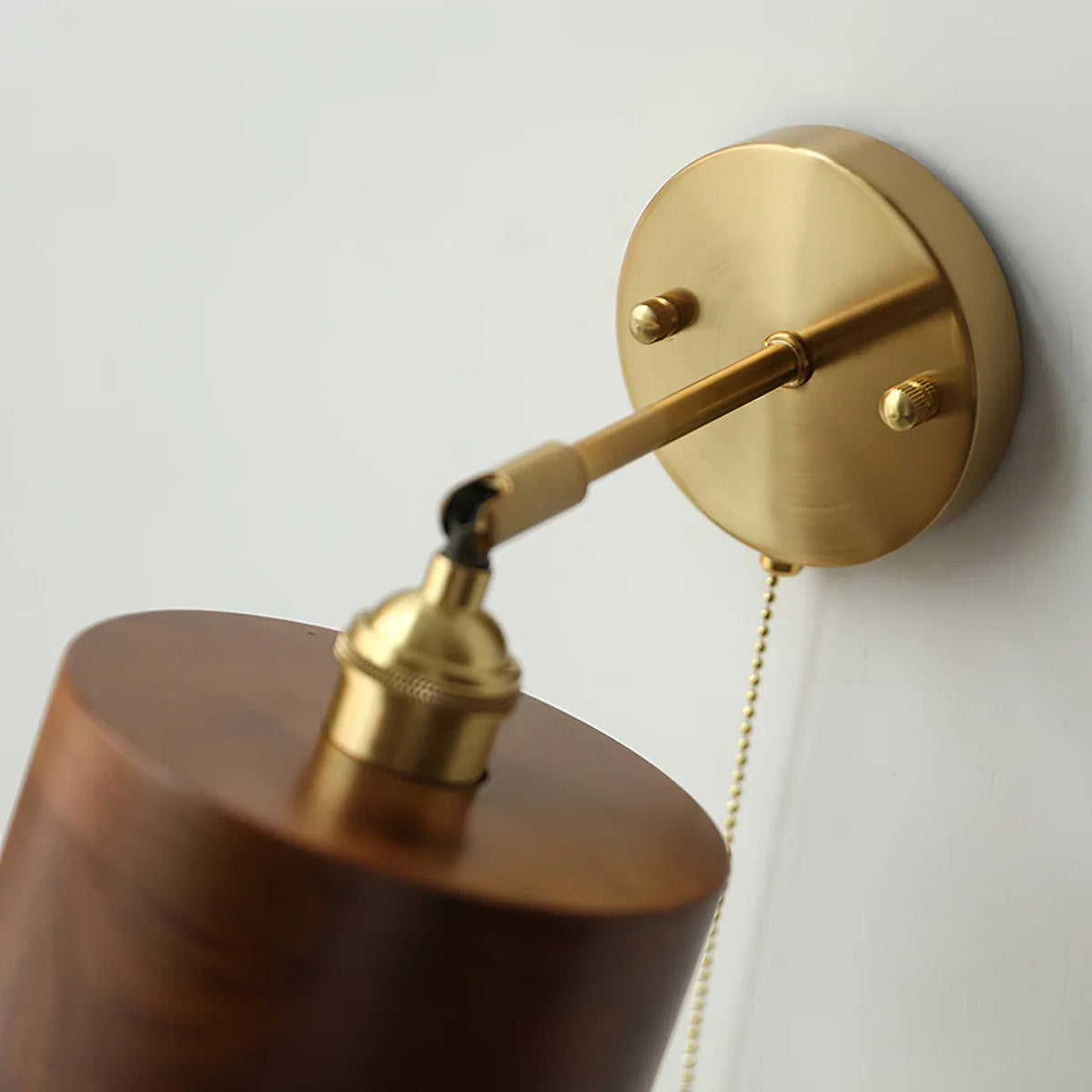 Rotatable Wooden Wall Lamp
