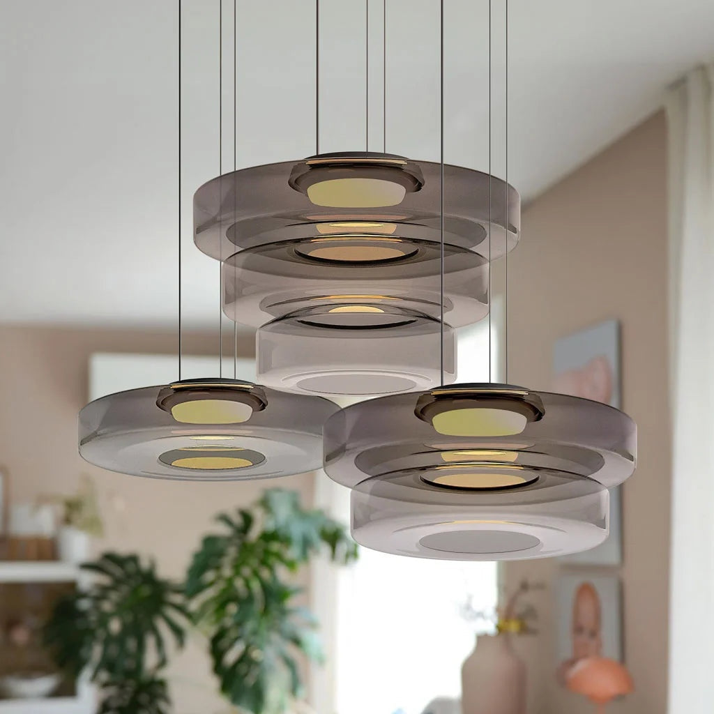 Nordic postmodern creative glass pendant light