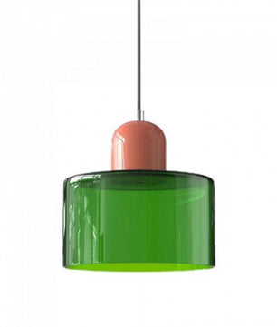 Nordic Morandi Cylinder Glass Pendant Light S66