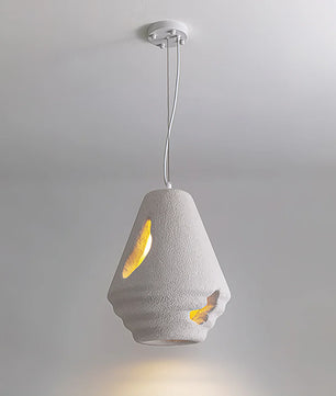 Wabi Sabi Resin Pendant Lamp