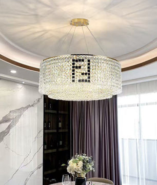 Liliana Round Crystal Chandelier