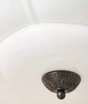 Eloise Vintage Milk Glass Pendant Light