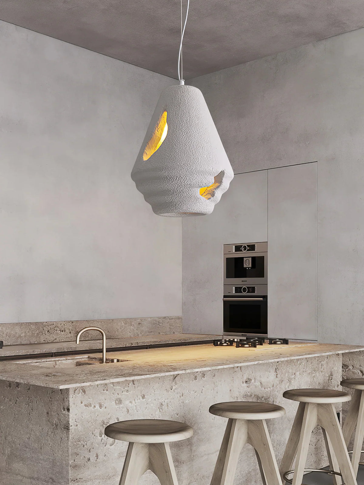 Wabi Sabi Resin Pendant Lamp