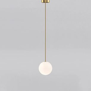 Brass Architectural Pendant Light