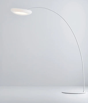 Mr Magoo Floor Lamp – Modern Minimalist Tall Standing Lamp for Living Room, Black & White