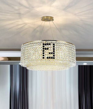 Liliana Round Crystal Chandelier