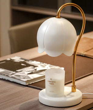 Flower Candle Warmer Lamp