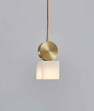 Etruscan Alabaster Pendant Light