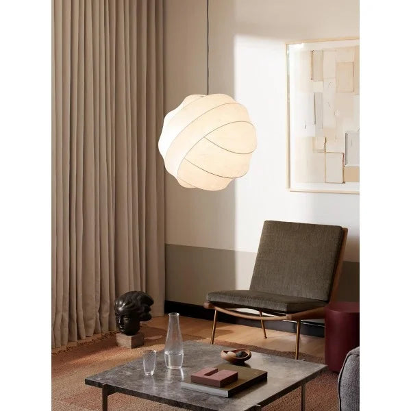 Wabi-Sabi Fiber Cocoon Pendant Lamp M400
