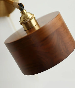 Rotatable Wooden Wall Lamp