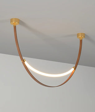 Leather Pendant Light