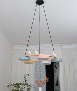 Sienna Bird Round Chandelier