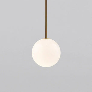 Brass Architectural Pendant Light