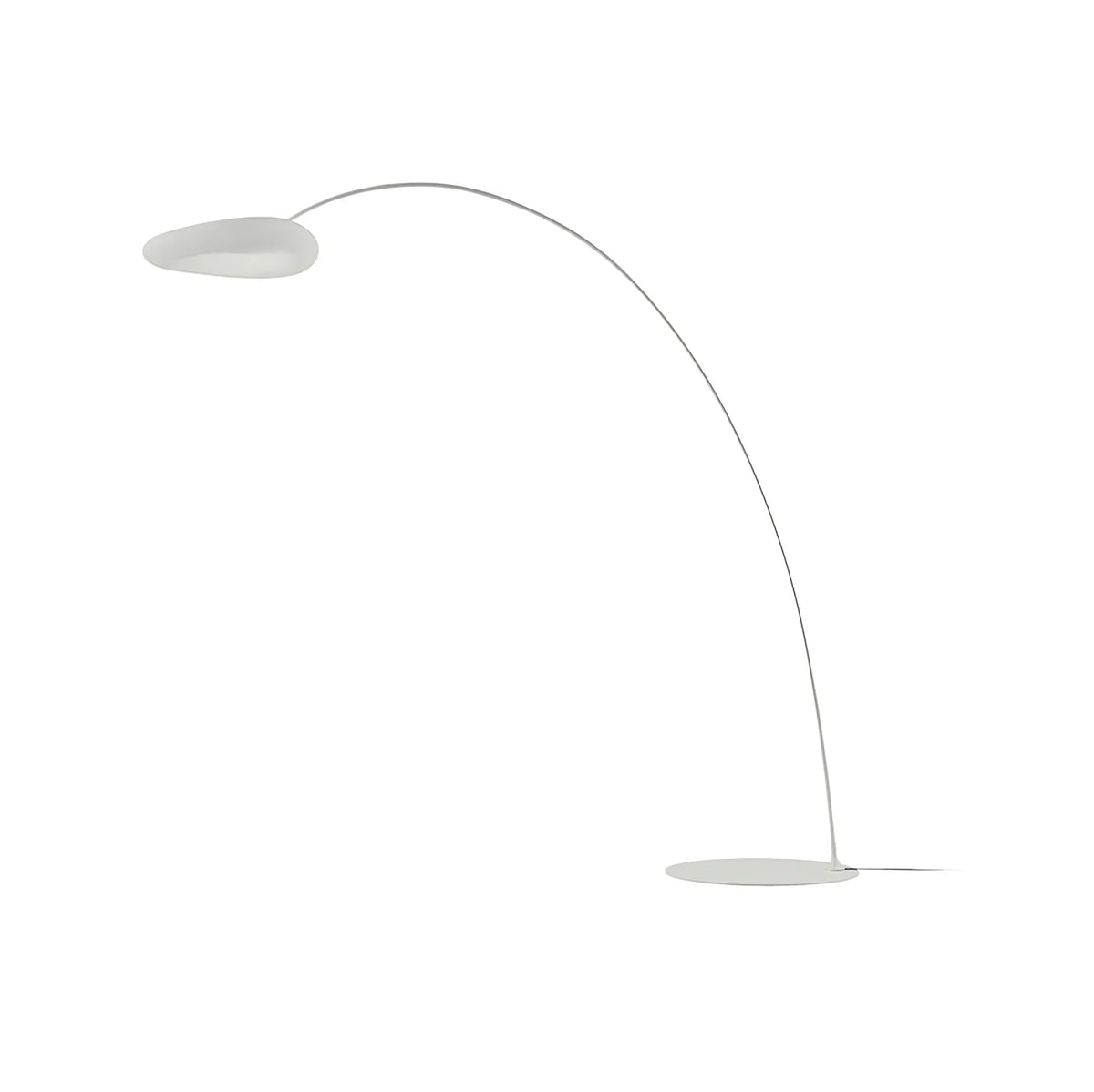 Mr Magoo Floor Lamp – Modern Minimalist Tall Standing Lamp for Living Room, Black & White