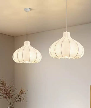 Onion Bubble Silk Pendant Lamp M434