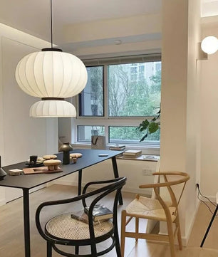 Mulberry Silk Lantern Pendant Light M433