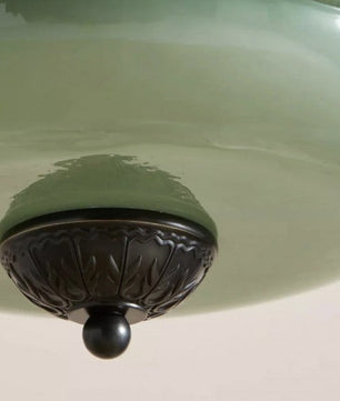 Eloise Vintage Milk Glass Pendant Light