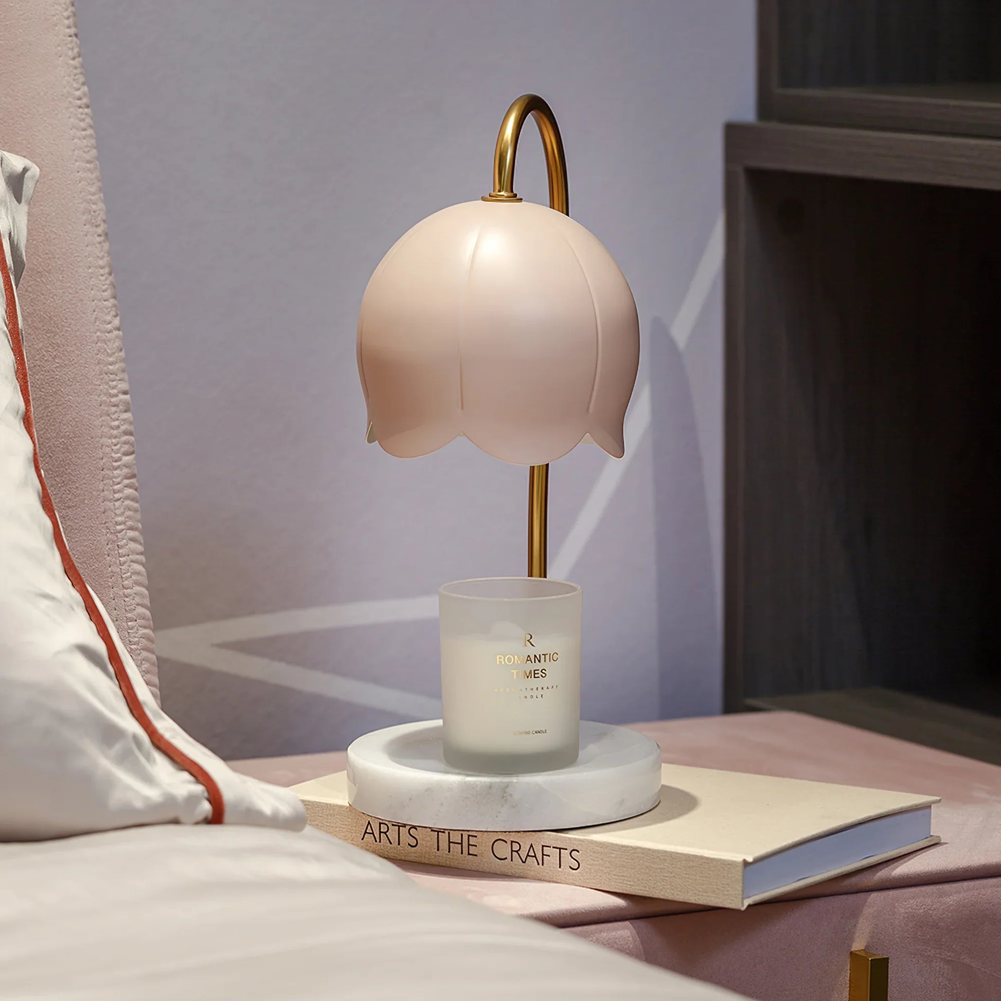 Flower Candle Warmer Lamp