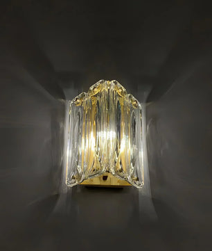 Triangular Glass Wall Light