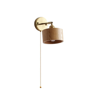 Rotatable Wooden Wall Lamp