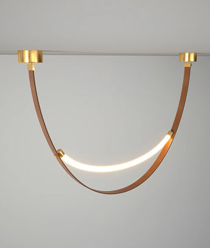 Leather Pendant Light