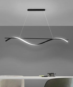 Black Wave Chandelier