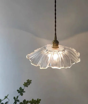 Tiffany Lotus Glass Pendant Light for Living Room S08