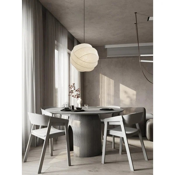 Wabi-Sabi Fiber Cocoon Pendant Lamp M400