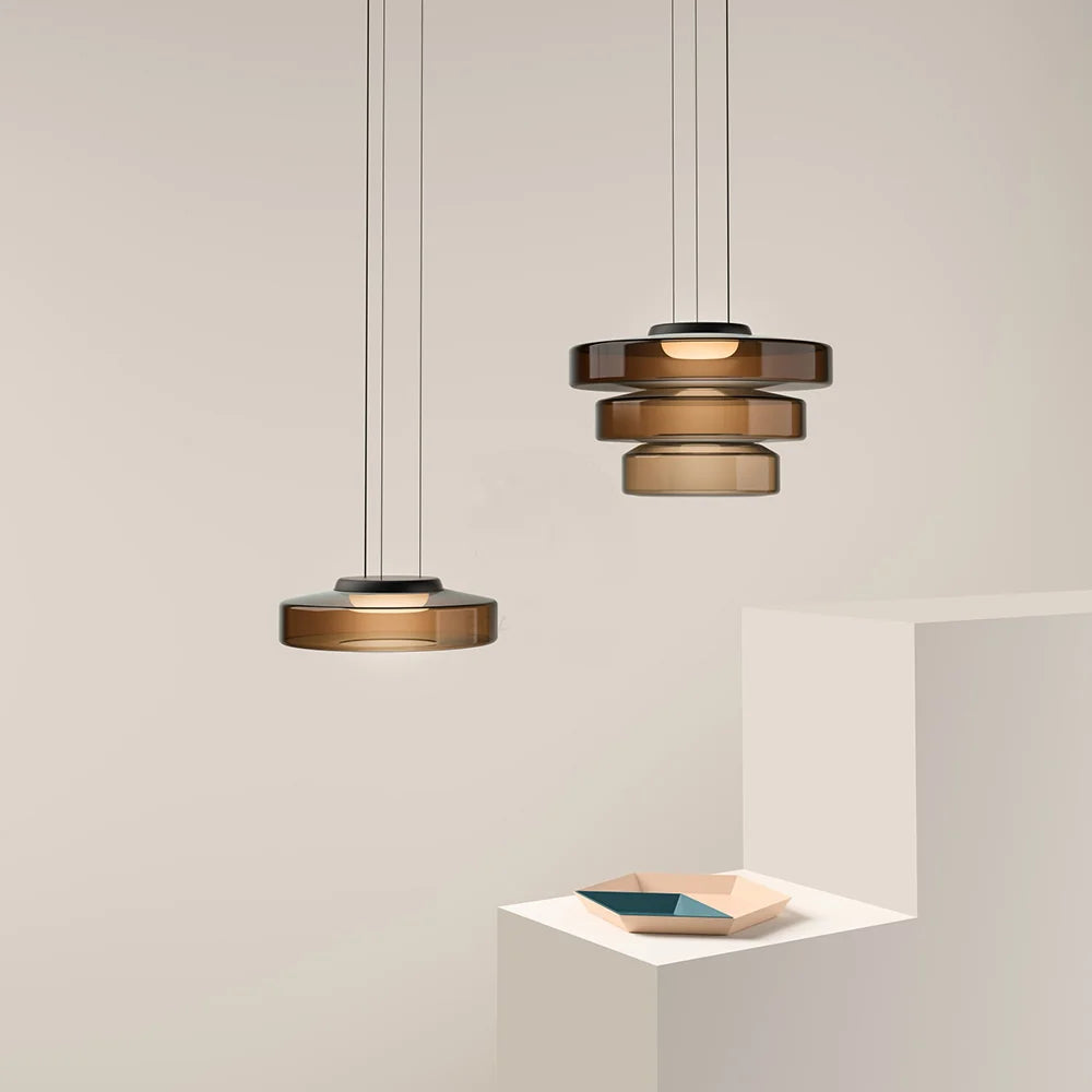 Nordic postmodern creative glass pendant light