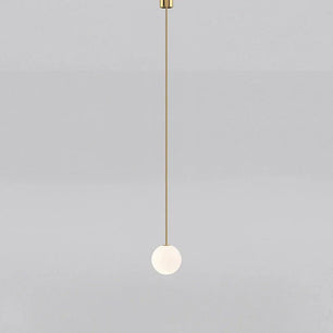 Brass Architectural Pendant Light