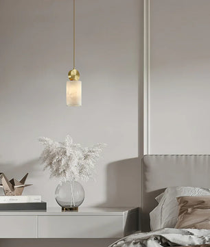 Etruscan Alabaster Pendant Light