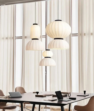 Mulberry Silk Lantern Pendant Light M433