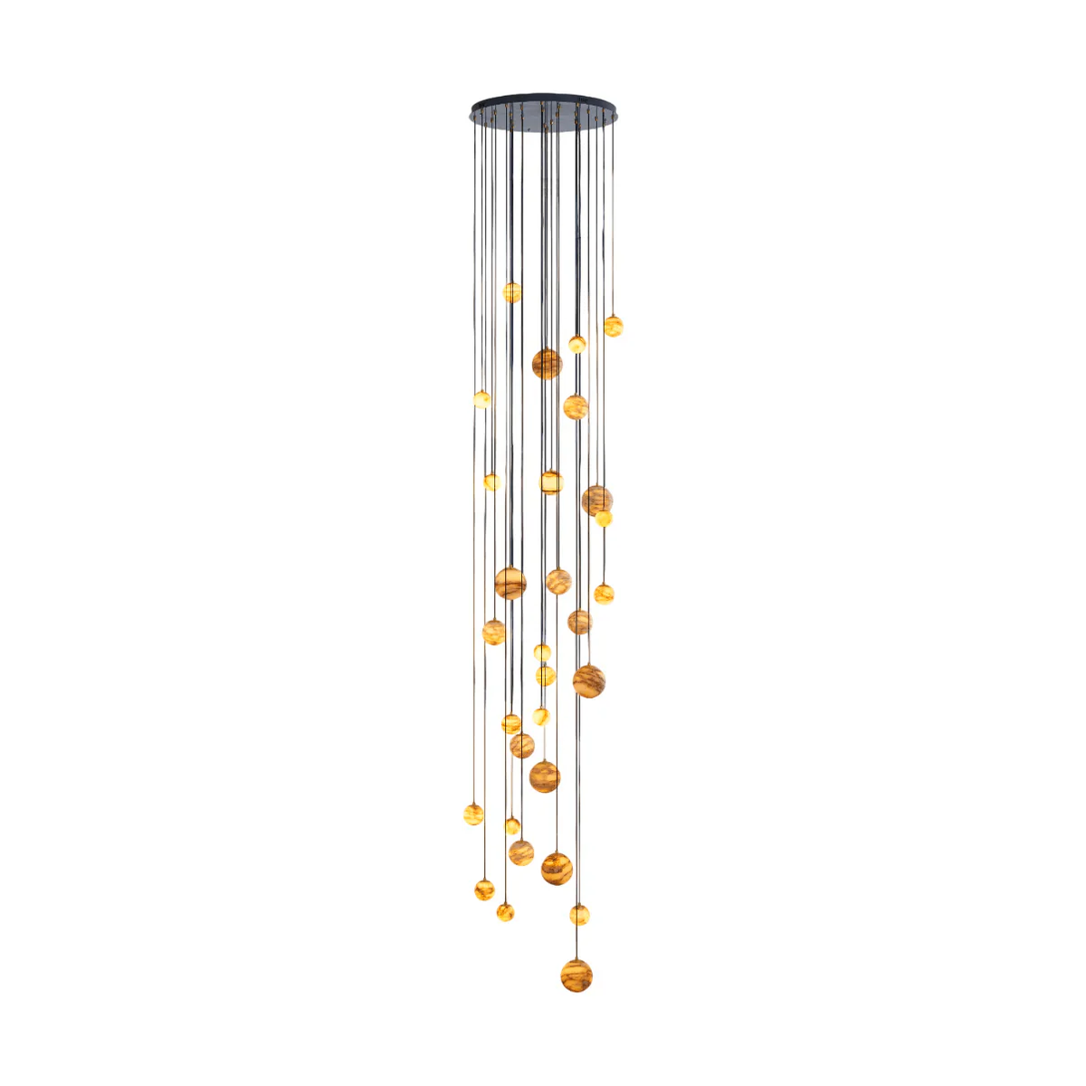 Cascading Art Statement Chandelier