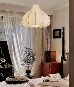 Onion Bubble Silk Pendant Lamp M434
