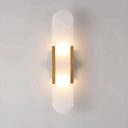 Geometric Harmony Alabaster Wall Lamp