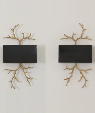 Brass Branch Wall Lamp