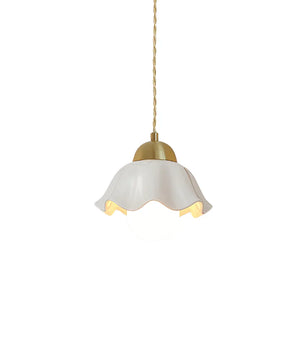 Ceramics Floral Pendant Light