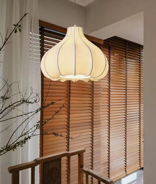 Onion Bubble Silk Pendant Lamp M434