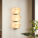 Alabaster Cube Wall Sconce