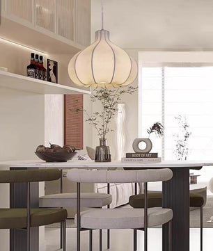 Onion Bubble Silk Pendant Lamp M434