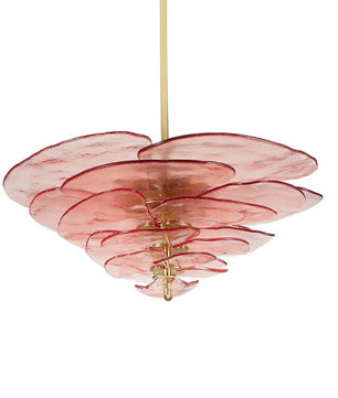 Lotus Leaf Murano Chandelier