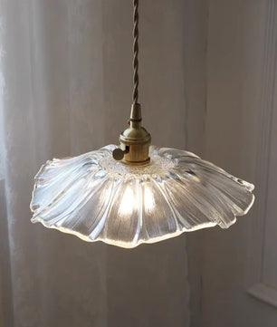 Tiffany Lotus Glass Pendant Light for Living Room S08