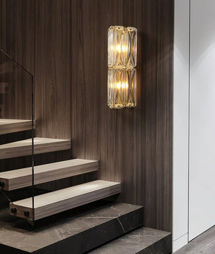 Triangular Glass Wall Light