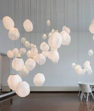 Liquid Glass Stone Pendant Light