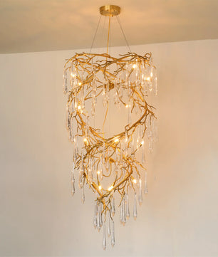 Spiral Branches Chandelier