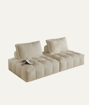 Cotton And Linen Fabric Sofa